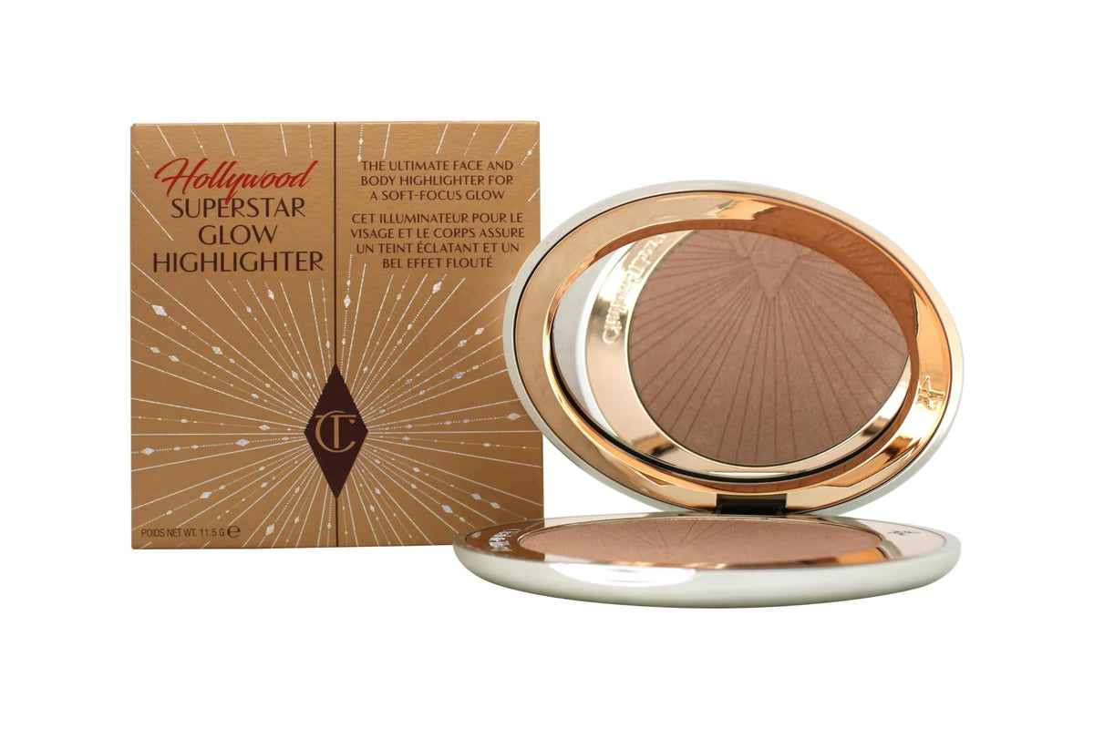 Charlotte Tilbury Highlighter Superstar Glow - Silver, 1 Count, Radiant Finish