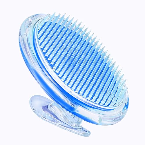 Tailaimei Exfoliating Brush - Prevent Ingrown Hair & Razor Bumps, Blue Silicone Solution