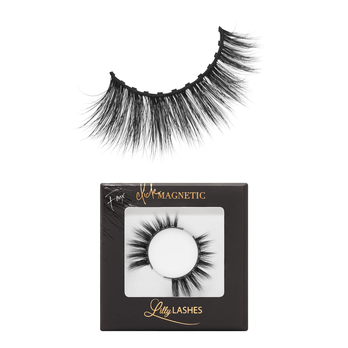 Lilly Lashes Loyalty Magnetic Faux Mink Eyelashes - Natural Look, Vegan, 1 Count