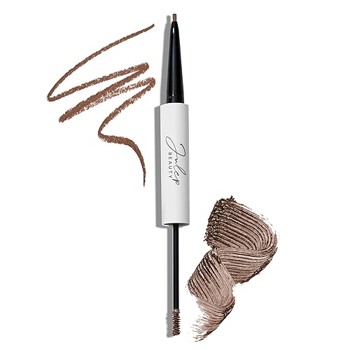 Julep Brow 101 Sculpting Pencil & Tinted Gel Set - Medium Brown, Dual-Ended, Waterproof