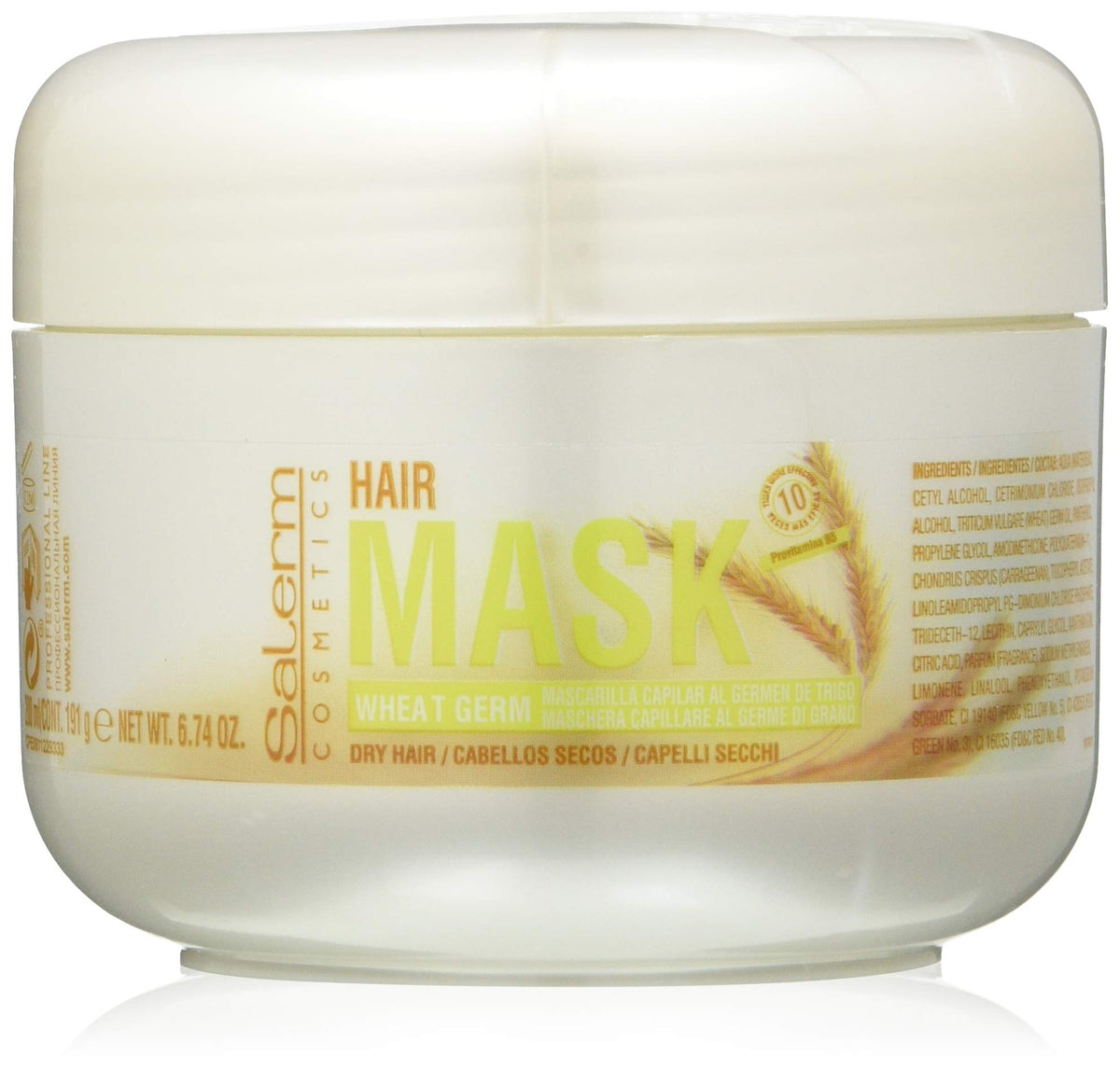 Salerm Nourishing Hair Mask 200 Ml - Deep Hydration & Shine For Dry, Damaged Hair