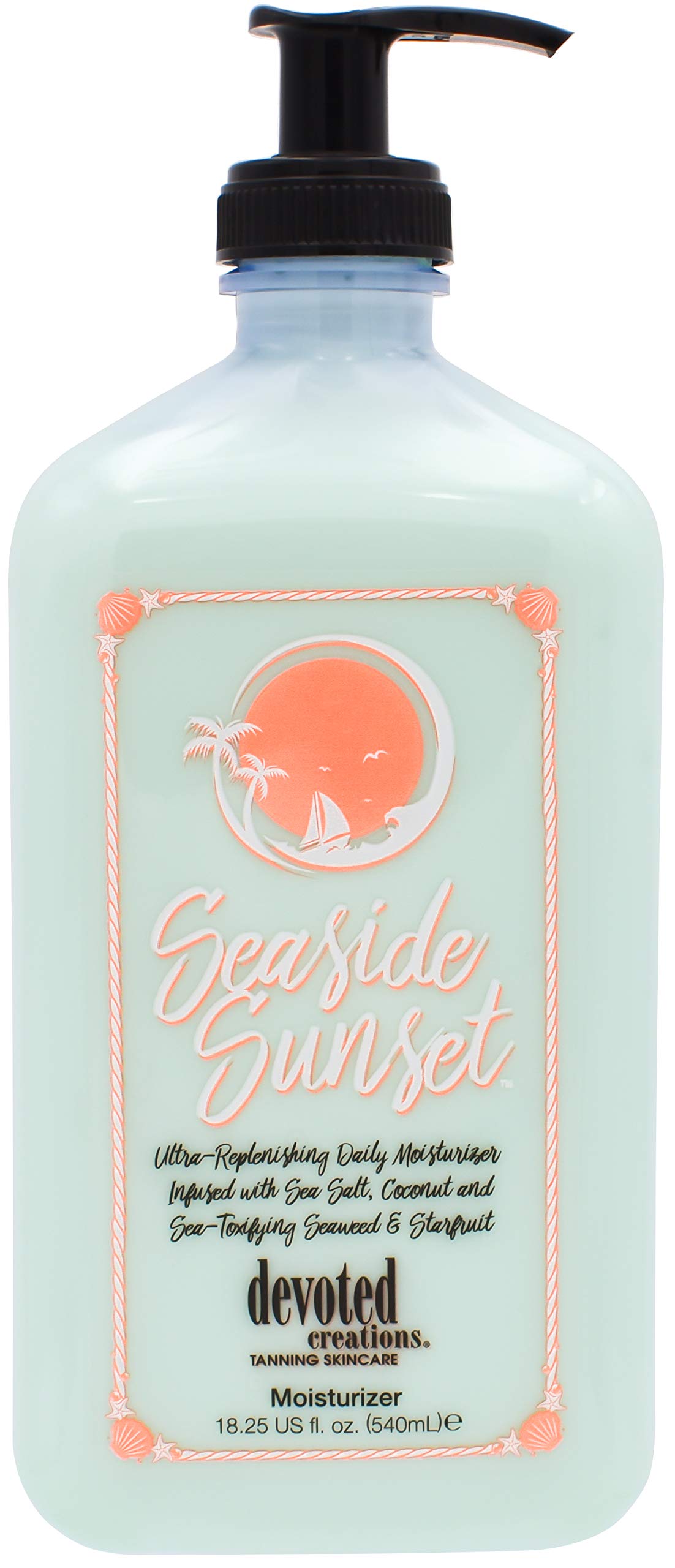 Devoted Creations Seaside Sunset Moisturizer 18.25 Oz - Hydrating Tanning Lotion