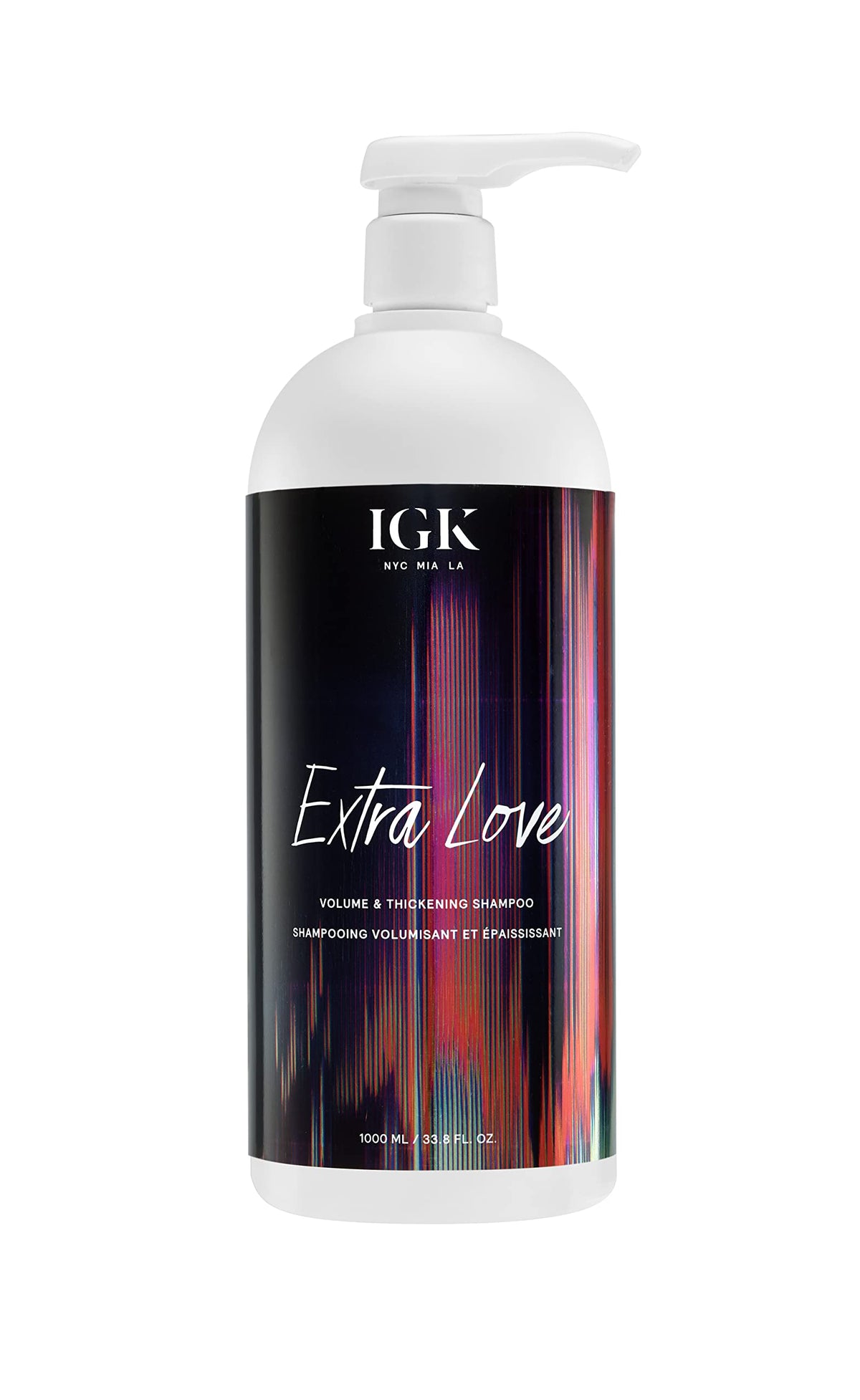 Igk Extra Love Volume Thickening Shampoo, Cream, 33.8 Fl Oz - Boosts Volume & Thickness