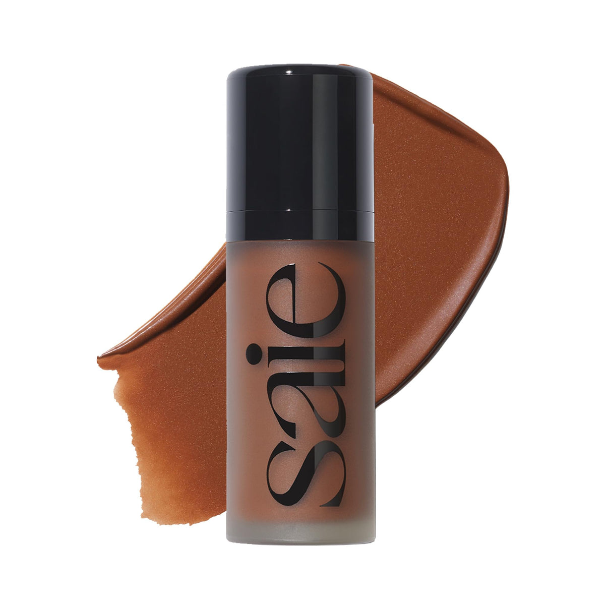 Saie Dew Bronze Liquid Bronzer & Contour - Travel Size 0.4 Oz, Plant-Derived Glycerin, St