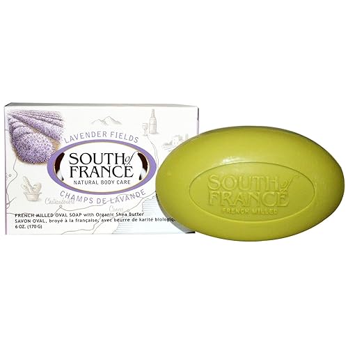 South Of France Lavender Natural Bar Soap, 6 Ounce - Moisturizing & Aromatic