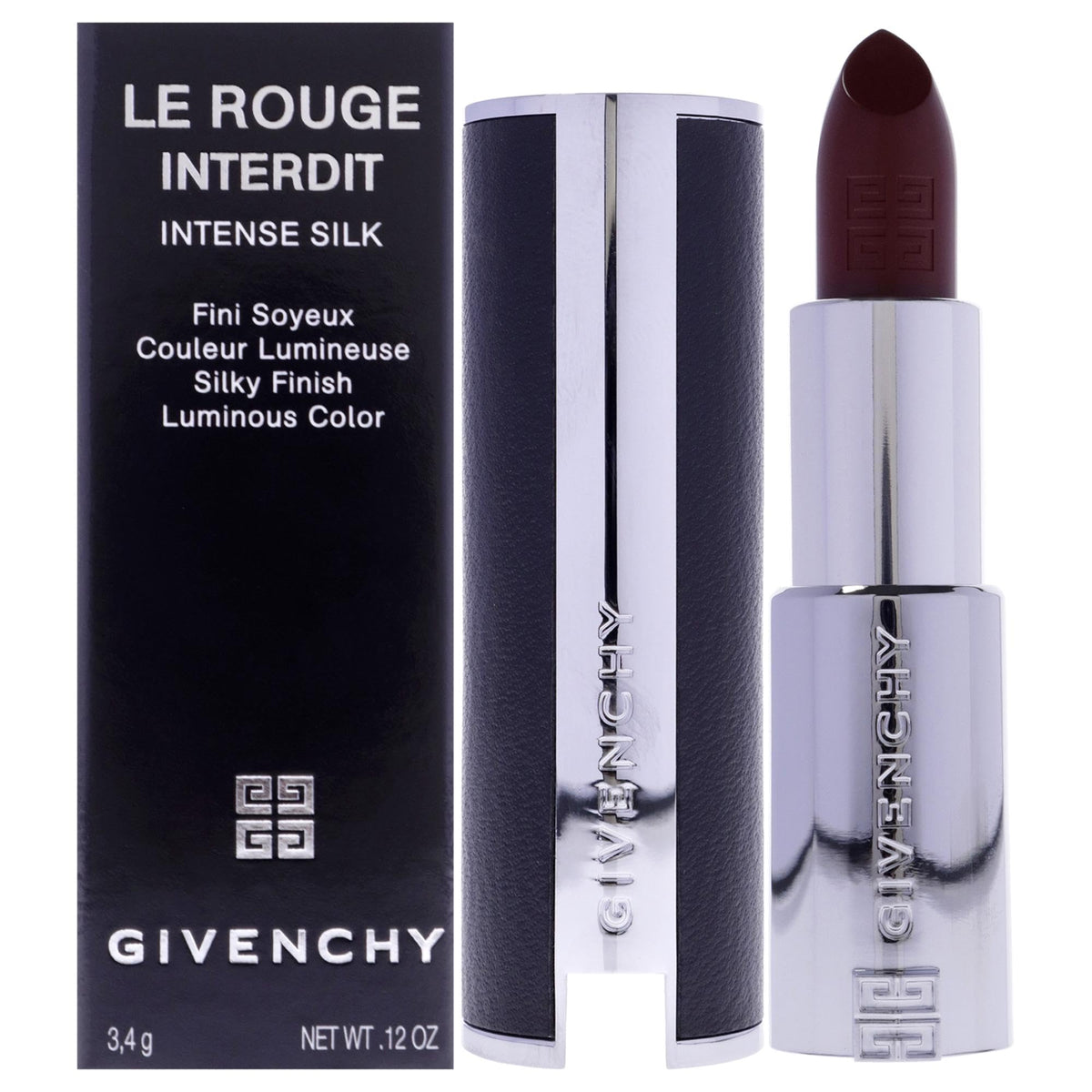 Givenchy Le Rouge Interdit Intense Silk Lipstick N334 Grenat Volontaire 0.11 oz Cranberry