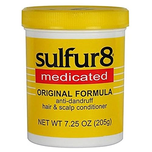 Sulfur 8 Medicated Anti-Dandruff Conditioner, 7.25 Oz - Original Formula, Scalp Relief