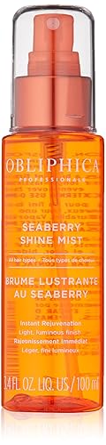 Obliphica Seaberry Shine Mist - 3.4 Oz For Volume & Shine | Effortless Gorgeous Styles