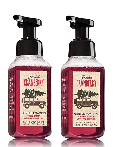 Bath & Body Works Frosted Cranberry Foaming Hand Soap, 8.75 Fl Oz, Pack Of 2