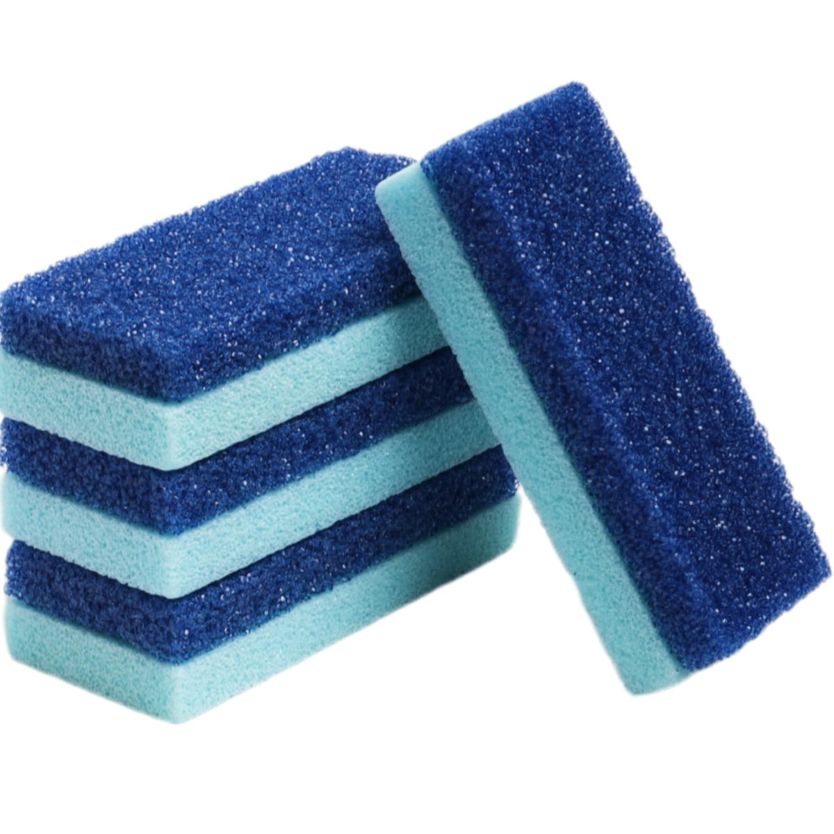 Mantello Pumice Stone For Feet - Double-Sided Foot Scrubber & Callus Remover, 4 Pack