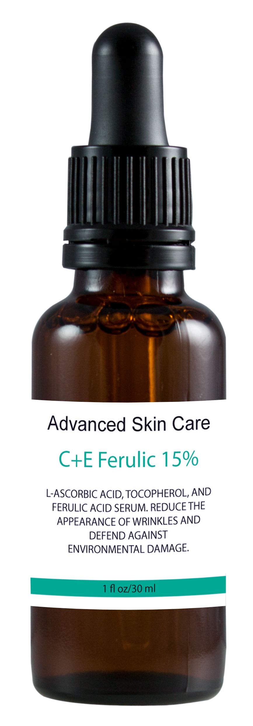 Advanced Skin Care Vitamin C Serum - Hydrating, Brightening, UV Protection, 1 Fl Oz