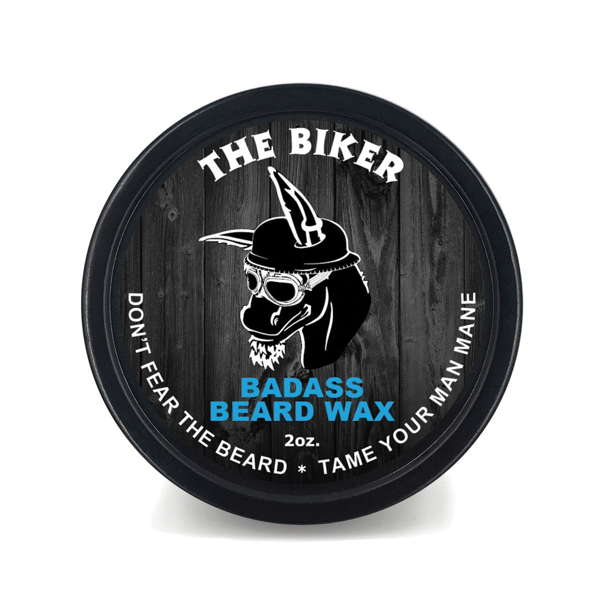 Badass Beard Care Beard Wax For Men - The Biker Scent, 2 Oz - Softens & Adds Density