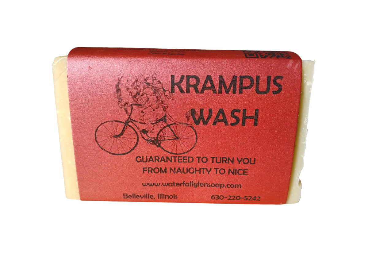 Wfg Waterfall Glen Krampus Wash Vegan Beer Soap With Cocoa Butter, 1 Count, Beige