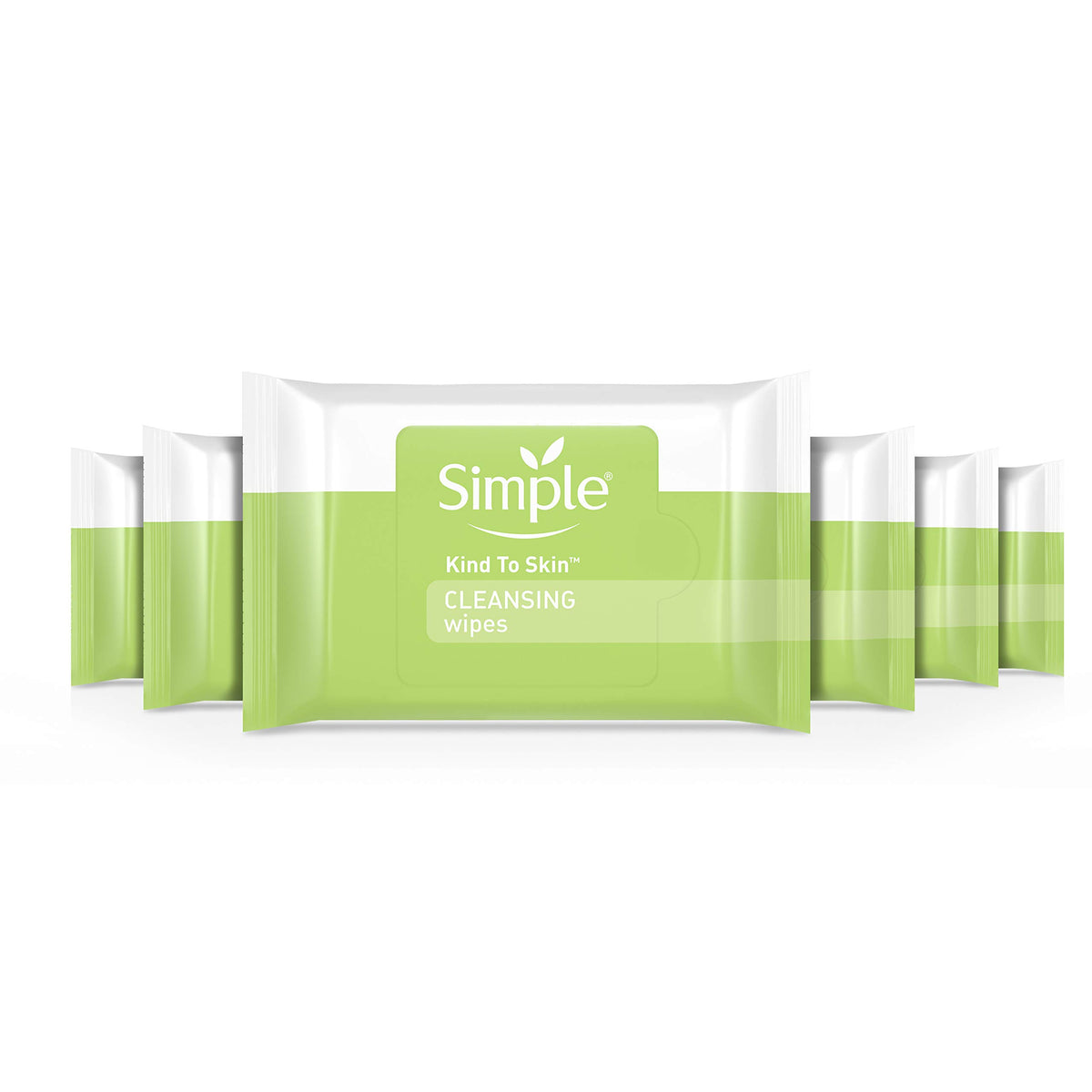 Simple Cleansing Wipes - Fragrance-Free Makeup Remover, 25 Count, Pack Of 6, Waterproof Mascara