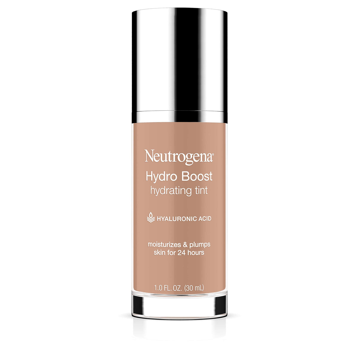 Neutrogena Hydro Boost Hydrating Tint, Oil-Free Liquid Foundation, Soft Beige, 1 Fl Oz