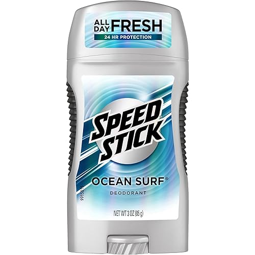 Speed Stick Ocean Surf Solid Deodorant, 3 Oz - Long-Lasting Freshness & Protection