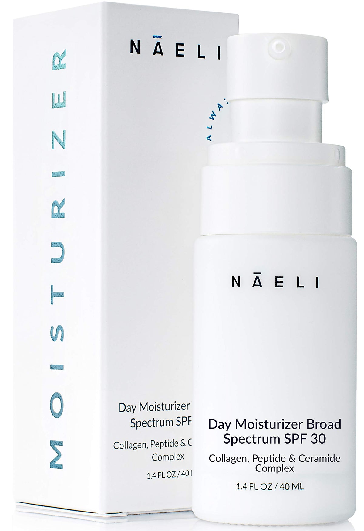 Naeli Face Moisturizer Spf 30 - Anti-Aging Collagen & Peptide Cream, Hydrating, Paraben-Free,