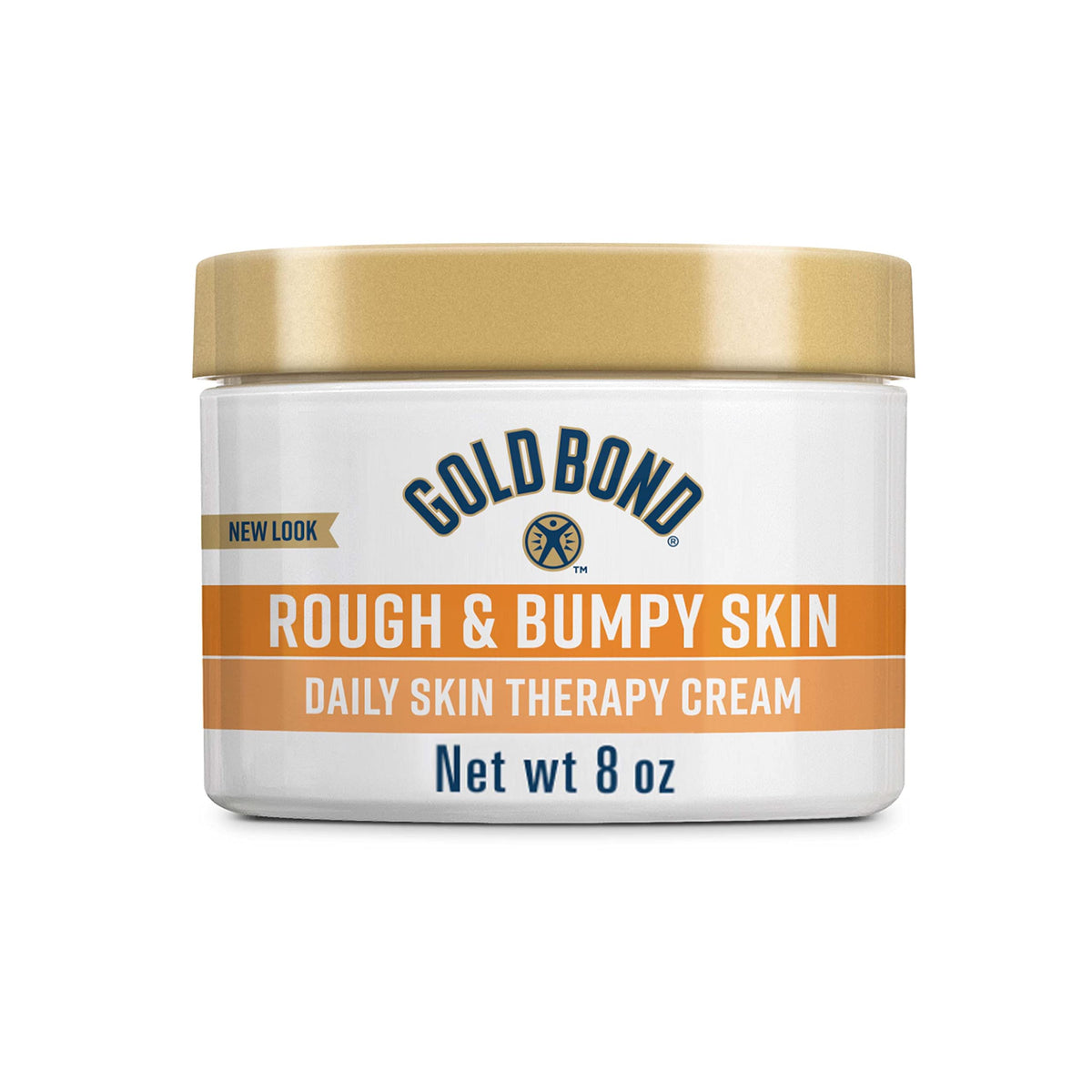 Gold Bond Rough & Bumpy Daily Skin Therapy Cream, 8 Oz - 7 Moisturizers & 3 Vitamins