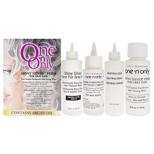 One 'N Only Shiny Silver Perm Treatment For Unisex - 1 Piece Hair Care Solution