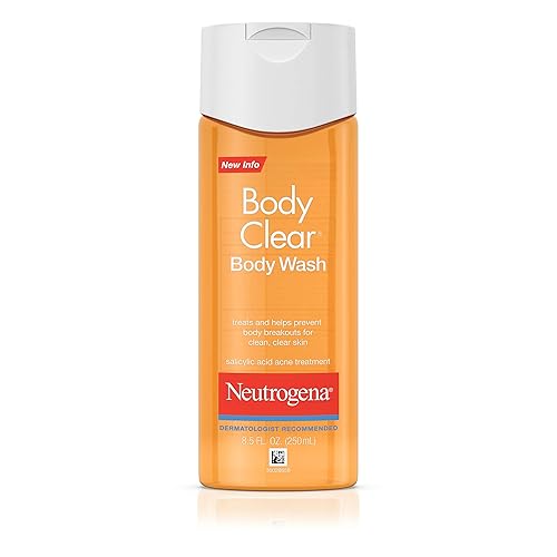 Neutrogena Body Clear Acne Body Wash, Glycerin & Salicylic Acid, 8.5 Fl. Oz (Pack