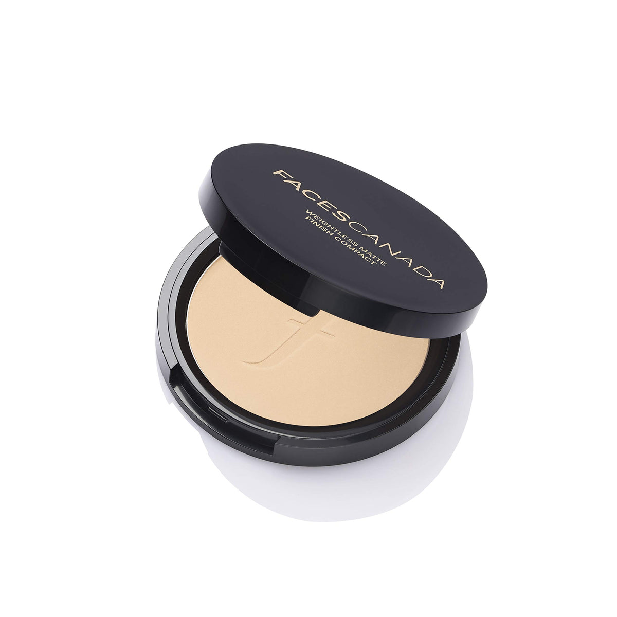 Facescanada Weightless Matte Finish Compact - Natural 02, 9Gm, Long-Lasting Makeup