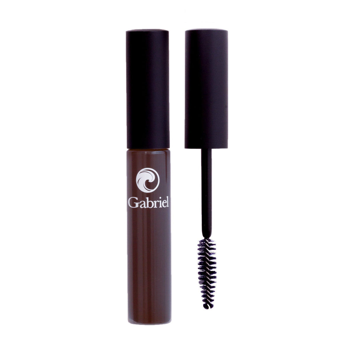 Gabriel Cosmetics Vegan Mascara, Black Brown, Paraben Free, Water Resistant, 0.25 Fl Oz