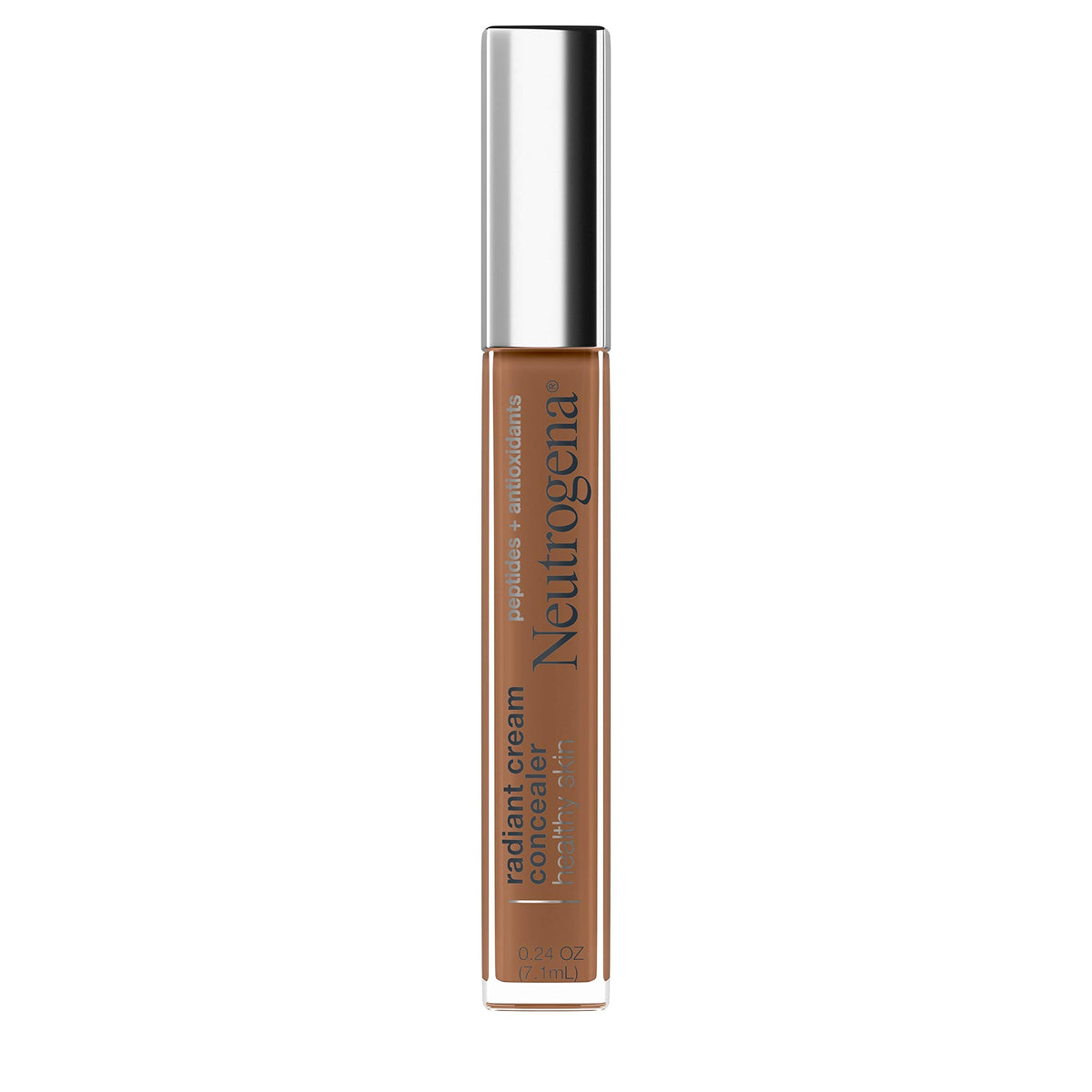 Neutrogena Radiant Brightening Concealer Cream, Chai Deep 01, 0.24 Fl Oz, Lightweight, Non