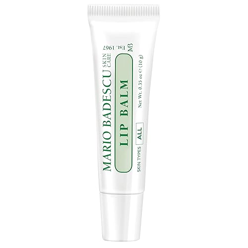 Mario Badescu Lip Balm For Dry Cracked Lips, Coconut Oil & Shea Butter, 0.35 Oz