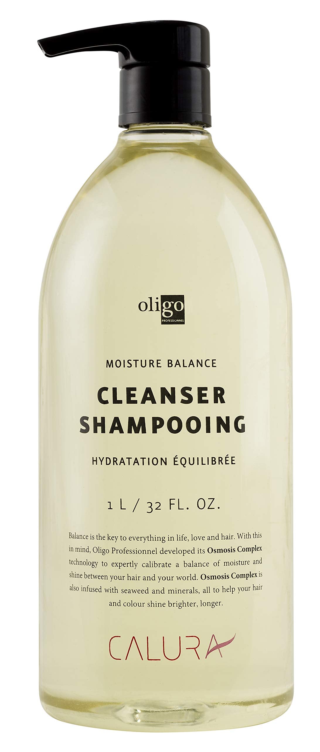 Oligo Calura Moisture Balance Shampoo 32 Fl. Oz. - Hydrating Cleanser For Healthy Hair