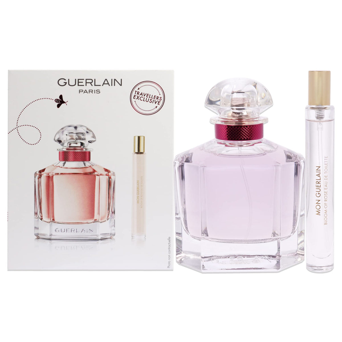 Guerlain Mon Guerlain Bloom Of Rose 3.3Oz & 0.3Oz Edt Spray Gift Set For Women