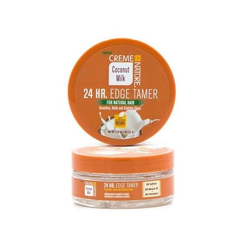 Creme Of Nature Coconut Milk 24Hr Edge Tamer - 2.25 Oz Strong Hold Hair Gel