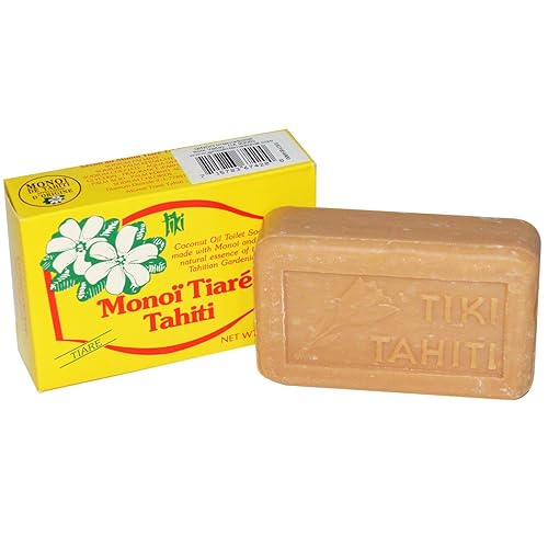 Monoi Tiare Tahiti Gardenia Bar Soap - 4.55 Oz Natural Moisturizing Cleanser