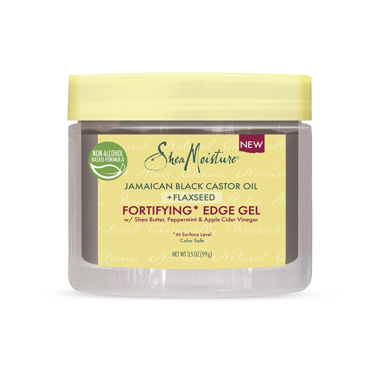 Sheamoisture Jamaican Black Castor Oil Edge Control Gel For Curly Hair, 3.5 Oz, Paraben-Free