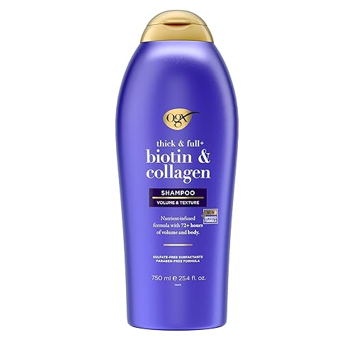 Ogx Thick & Full Biotin & Collagen Shampoo, Volumizing, Sulfate-Free, 25.4 Fl Oz