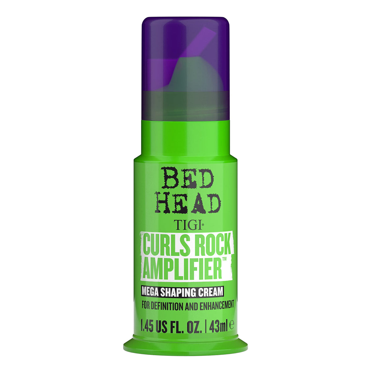 Tigi Bed Head Curls Rock Amplifier Cream, Curly Hair, Travel Size 1.45 Fl Oz, Green