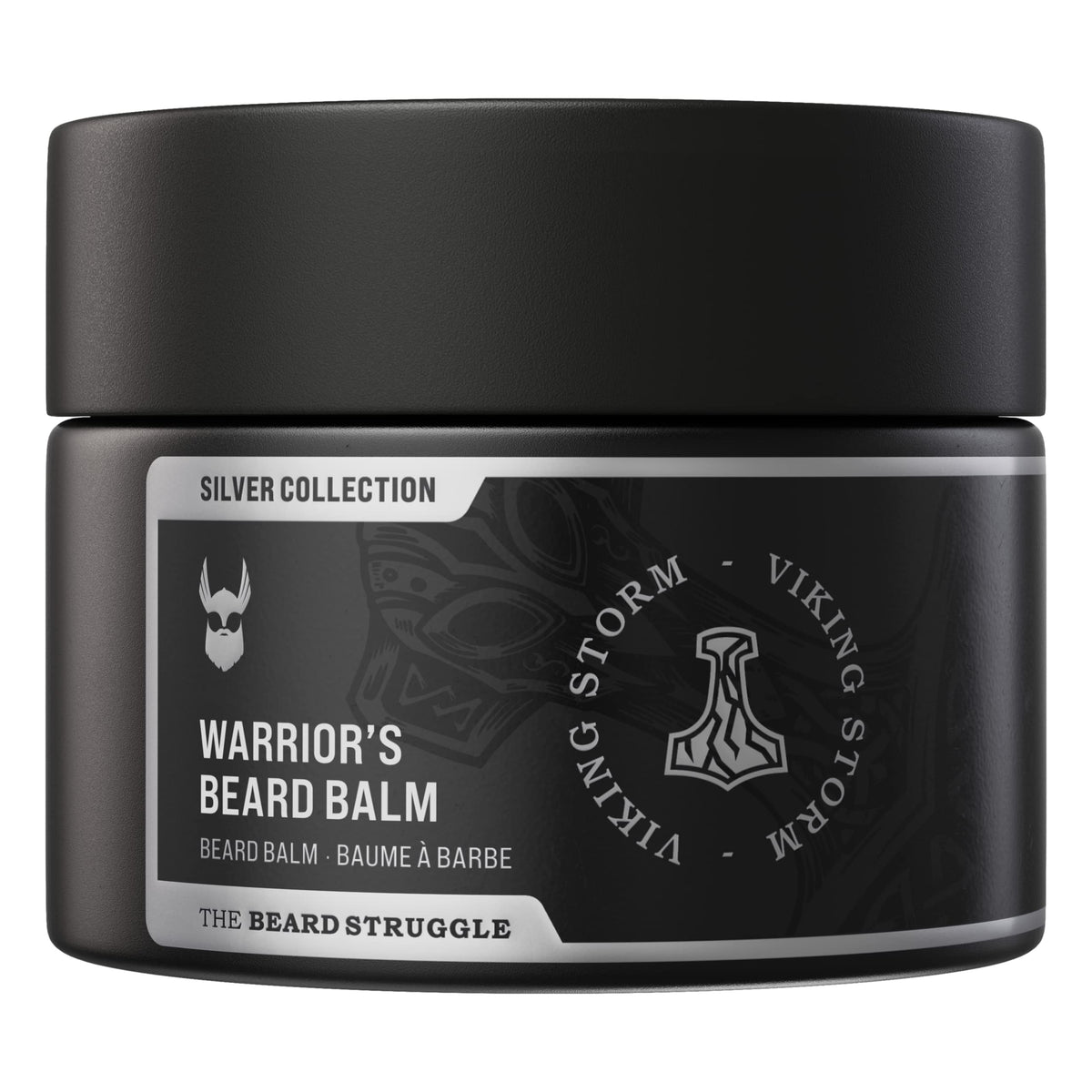 The Beard Struggle Warrior’S Beard Balm - Viking Storm - 1.76 Oz Silver Collection