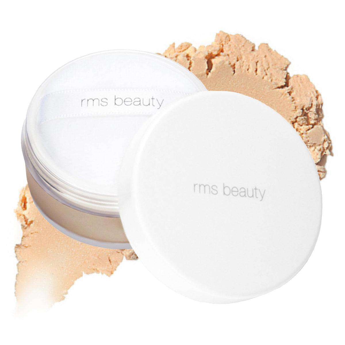 RMS Beauty Tinted Un Powder 23  Natural Silica  Mica Face Setting Powder Makeup  Absorb Excess Oil for a Matte Finish  Mini