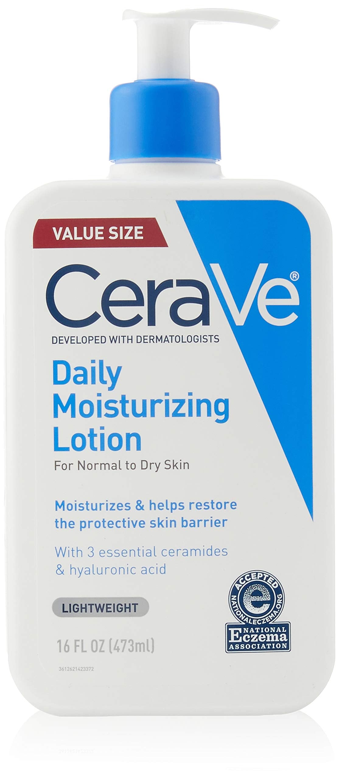 Cerave Daily Moisturizing Lotion 16 Fl Oz - Hydrating, Lightweight, Non-Greasy Formula