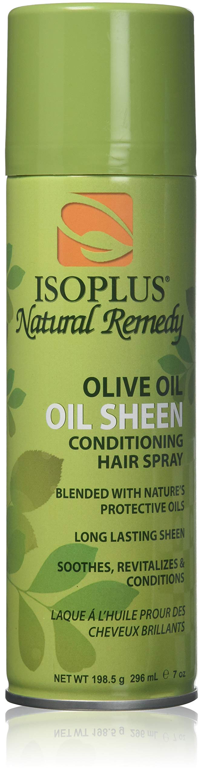 Isoplus Sheen Hairspray With Olive Oil, 7 Fl Oz - Nourishing Hair Styling Spray