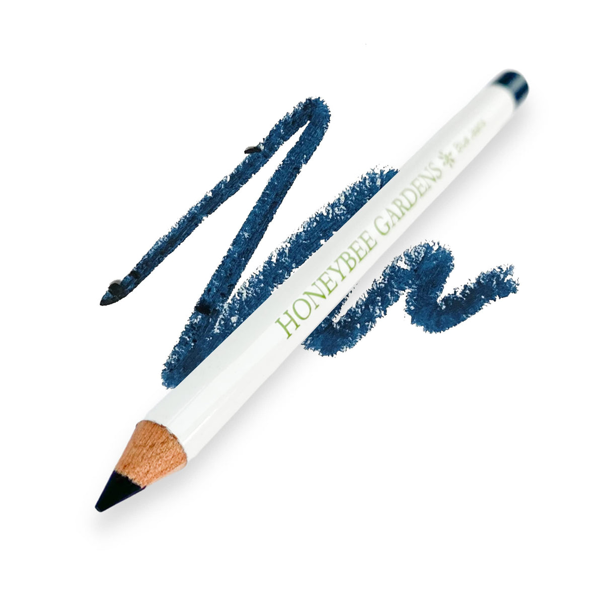 Honeybee Gardens Vegan Eye Liner Pencil - Blue Jeans, Long-Wearing, Rich Pigmentation, Gluten-Free