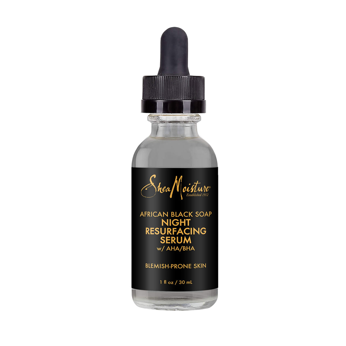 Sheamoisture African Black Soap Overnight Resurfacing Serum For Blemish Prone Skin 1 Oz