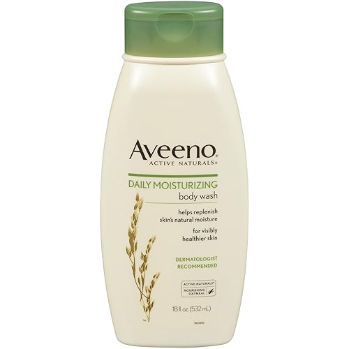 Aveeno Daily Moisturizing Body Wash, 18 Fl Oz (Pack Of 3) - Hydrating & Nourishing Cleanser