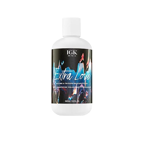 Igk Extra Love Volume & Thickening Conditioner, Vegan, 8 Oz - Lightweight, Scalp Support