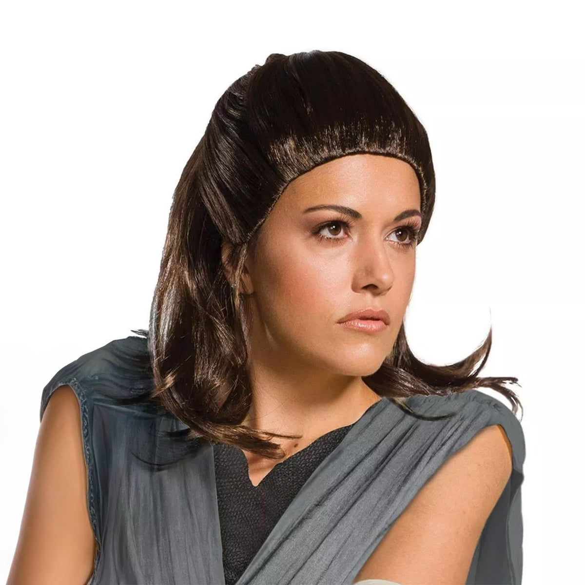 Rubie'S Star Wars Rey Wig - Brown One Size Olefin Costume Accessory For Adults