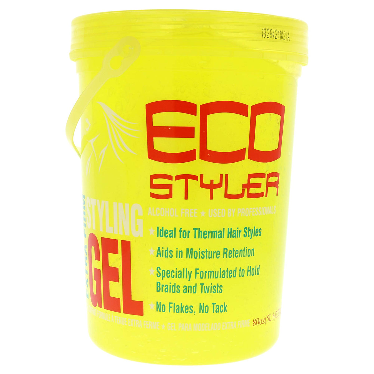 Eco Style Gel - Uv Protection For Colored Hair - 32 Oz - Long Lasting Shine, No Flakes