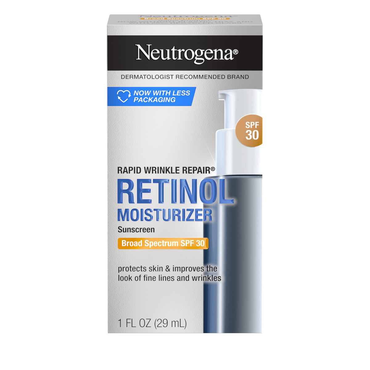 Neutrogena Retinol Face Moisturizer With Spf 30 - Anti-Aging Cream For Fine Lines & Dark Spots