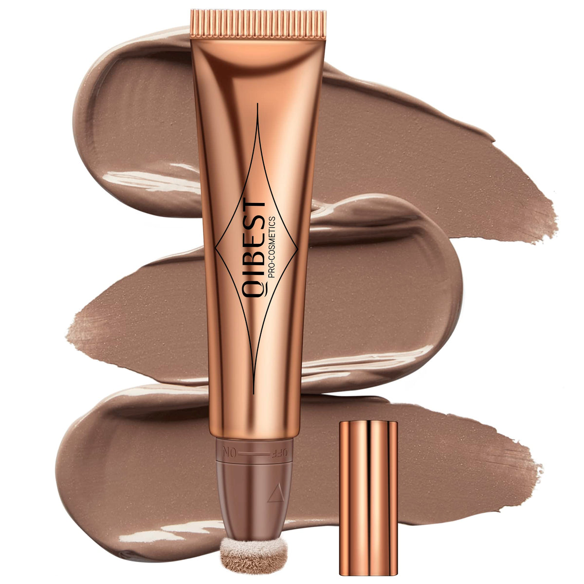 Mysense Liquid Contour Wand - Gel Cream Bronzer Stick, Matte Finish, Long-Lasting, #01 Light Brown