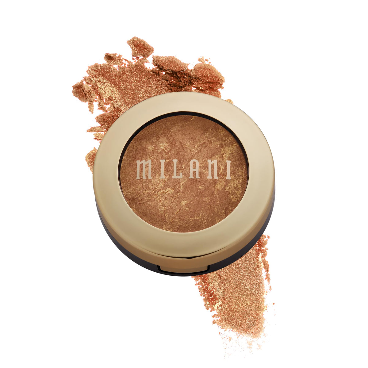 Milani Baked Bronzer Dolce - Cruelty-Free Shimmer Powder For Contour & Highlight, 0.25 Oz