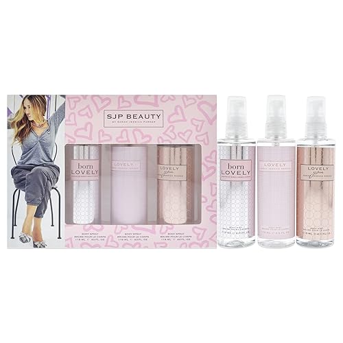 Lovely by SJP for Women - 3 Pc Gift Set: Body Spray (4oz) - Includes Lovely, Born Lovely & Lovely You