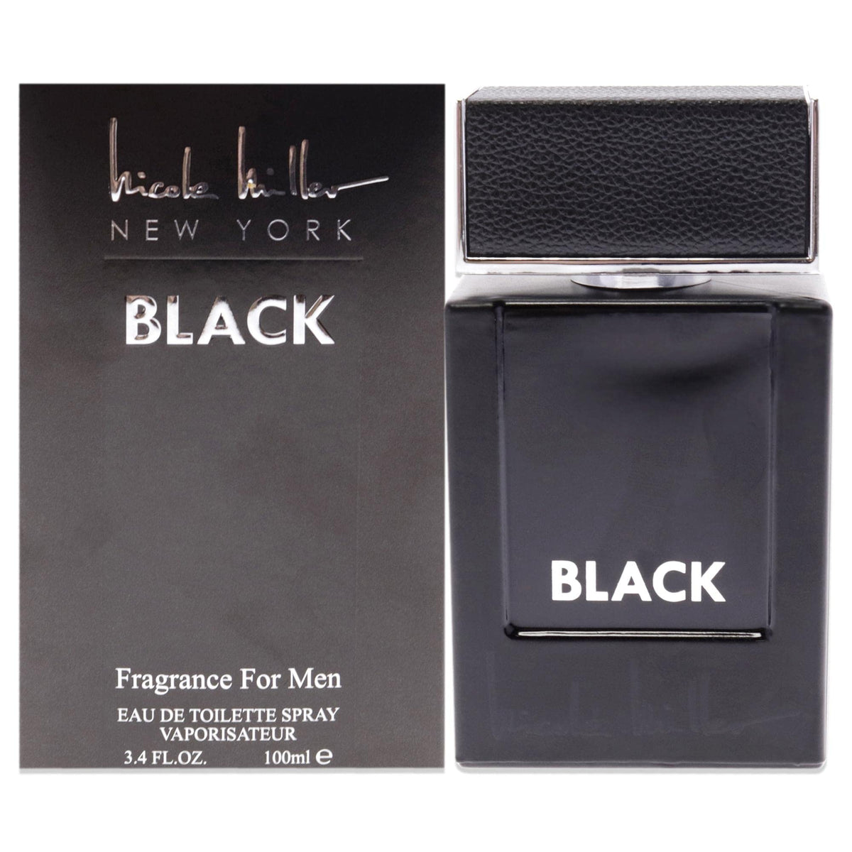 Nicole Miller Black Mens Eau De Toilette Spray 34 Oz